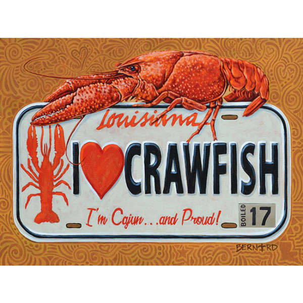 I Love Crawfish | Bernard Studio & Gallery