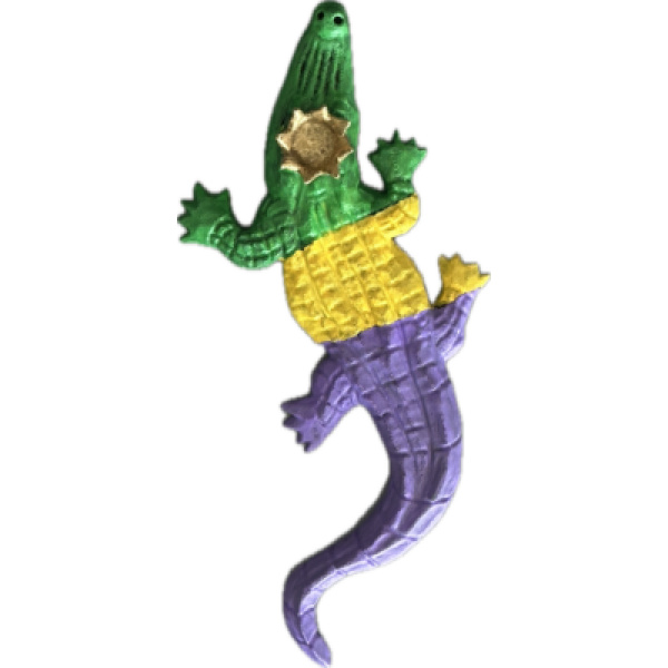 Alligator MardiGras Ornament