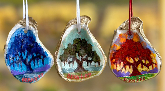 Oyster Shell Ornament